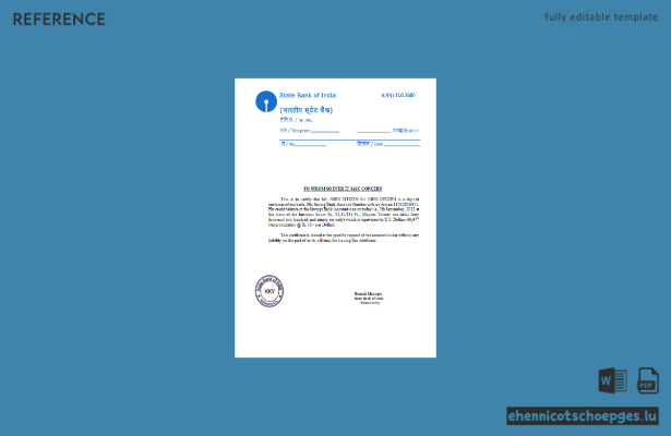 Vorschau eines Referenzbeispiels der State Bank of India